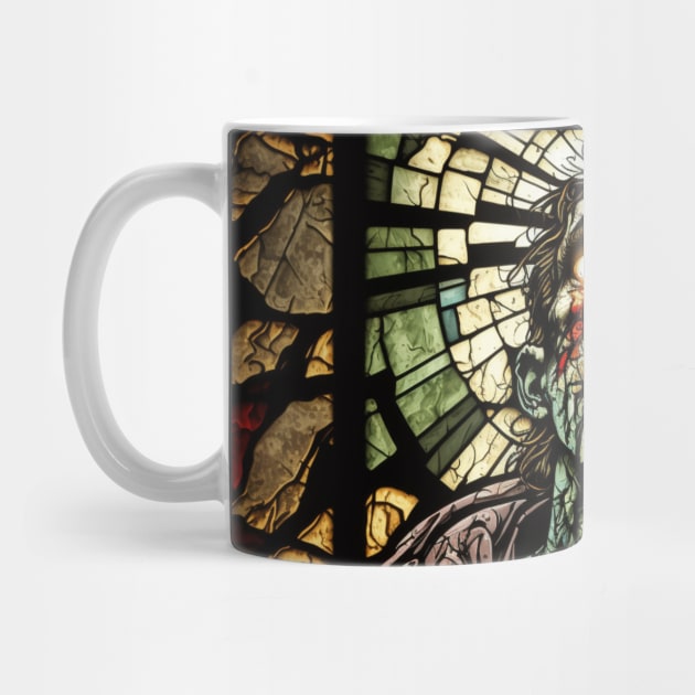 Stained Glass Priest by Nightarcade